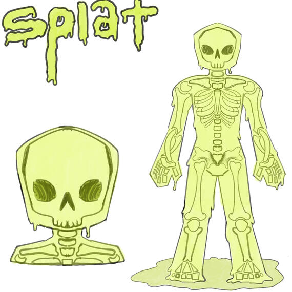 Personal art - Character sheet of Original Character